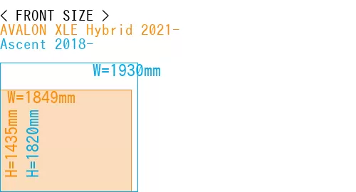 #AVALON XLE Hybrid 2021- + Ascent 2018-